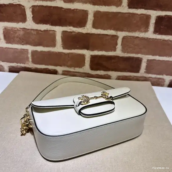 First bag ru bag-23.5*13*7cm Horsebit Gucci 1955 shoulder small 0703